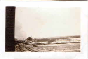 Front end of train - 4 carriages from rear, Canada 1941 at 50 mph