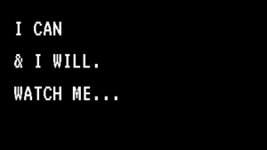I CAN & I WILL.WATCH ME.