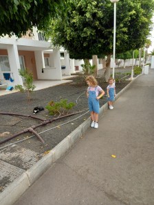 Image: My two children on holiday